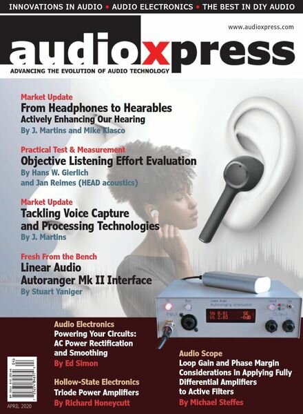 audioXpress – April 2020 Cover