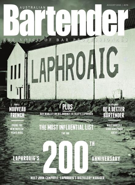 Australian Bartender – August 2015 Cover