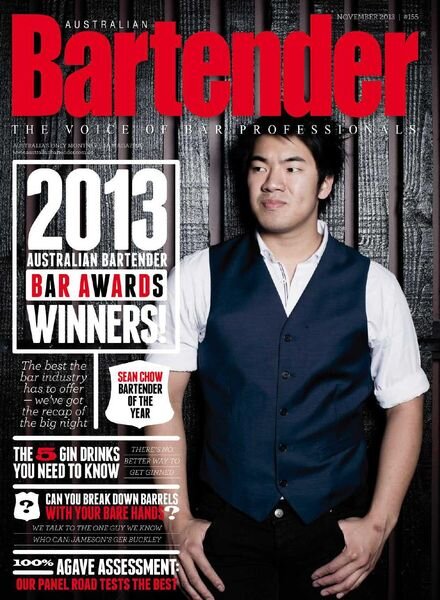 Australian Bartender – November 2013 Cover