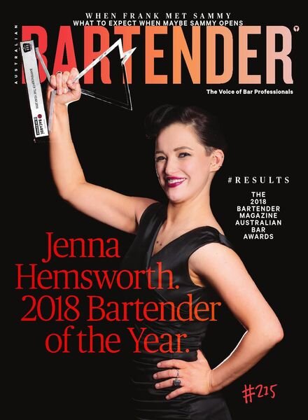Australian Bartender – November 2018 Cover