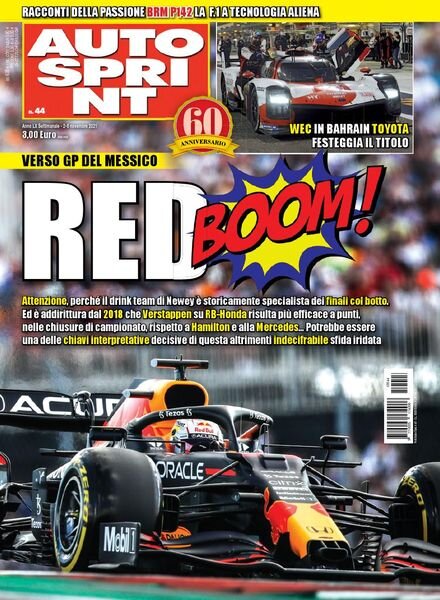 Auto Sprint – 2 Novembre 2021 Cover
