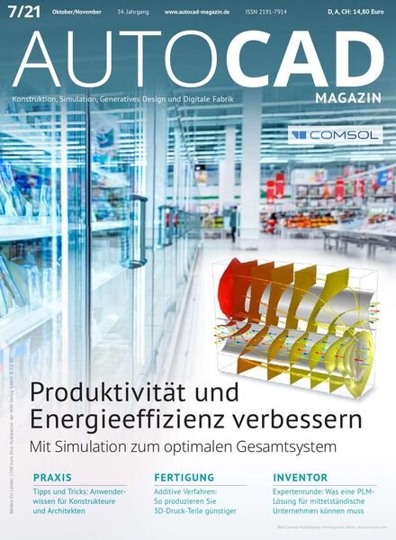 Autocad & Inventor Magazin – Oktober-November 2021 Cover