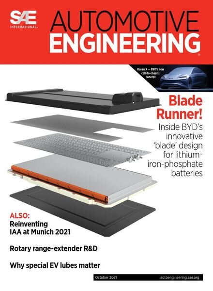 Automotive Engineering – October 2021 Cover