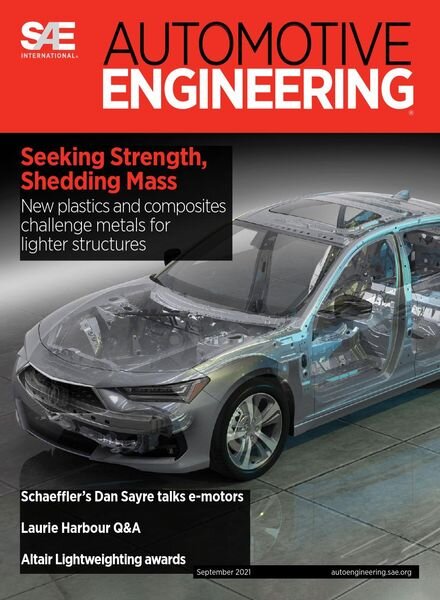 Automotive Engineering – September 2021 Cover