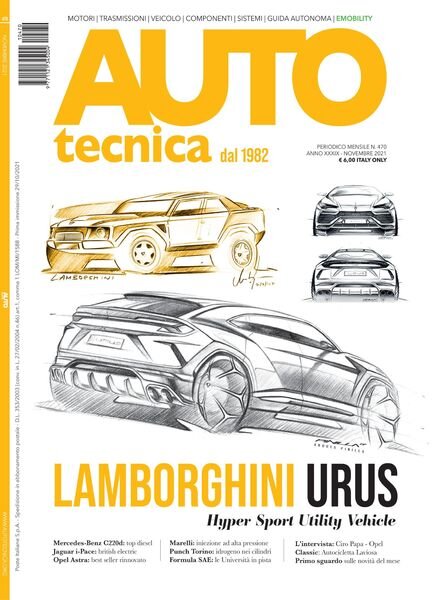 Autotecnica – novembre 2021 Cover