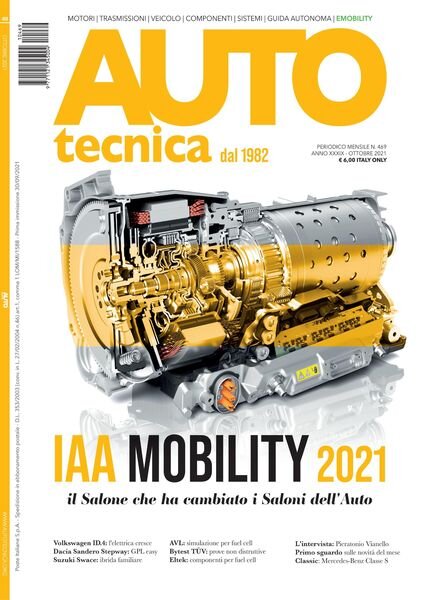 Autotecnica – ottobre 2021 Cover