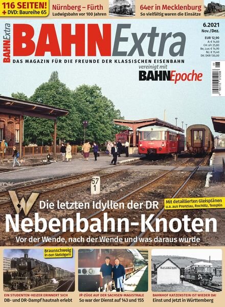 Bahn Extra – November-Dezember 2021 Cover
