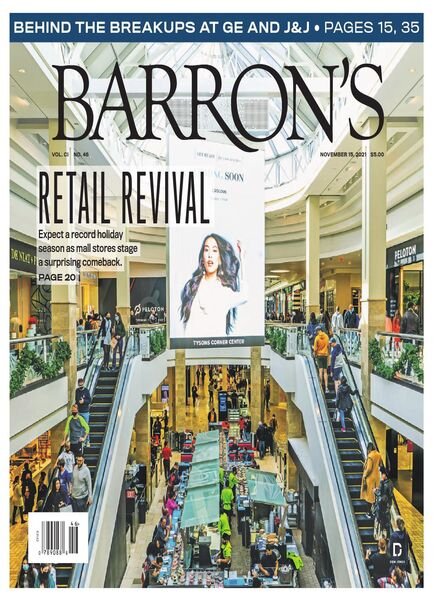 Barron’s – 15 November 2021 Cover