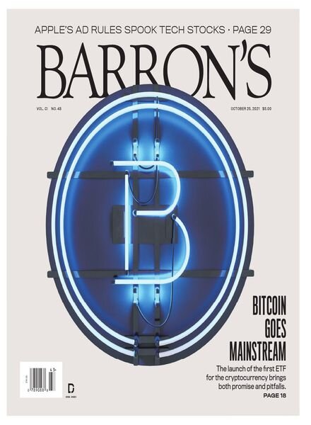 Barron’s – 25 October 2021 Cover
