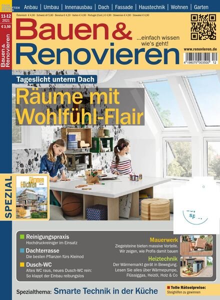 Bauen & Renovieren – November-Dezember 2021 Cover