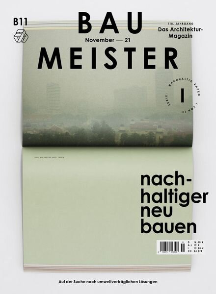 Baumeister – November 2021 Cover
