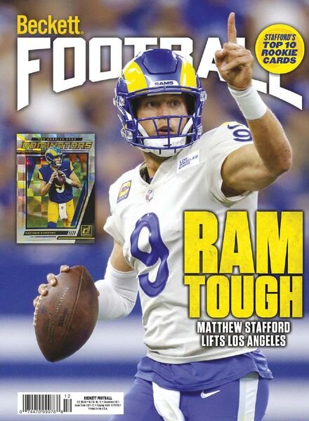 Beckett Football – December 2021 Cover