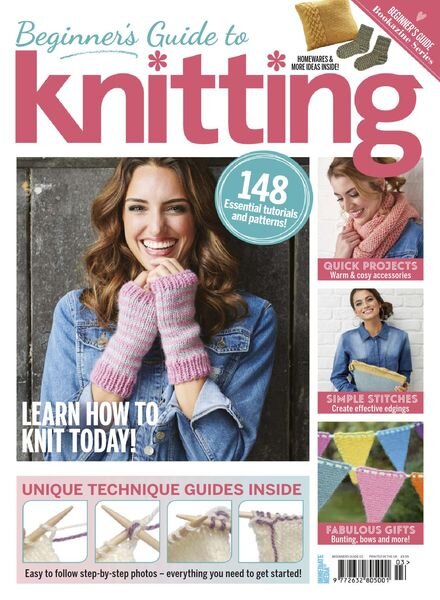 Beginner’s Guide to Knitting – February 2020 Cover