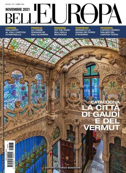 Bell’Europa – Novembre 2021 Cover