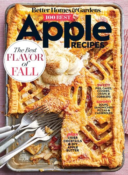Better Homes & Gardens – 100 Best Apple Recipes – August 2019 Cover