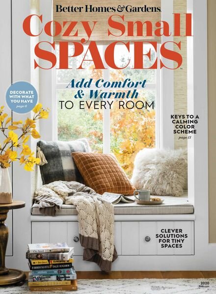 Better Homes & Gardens – Cozy Small Spaces – October 2020 Cover