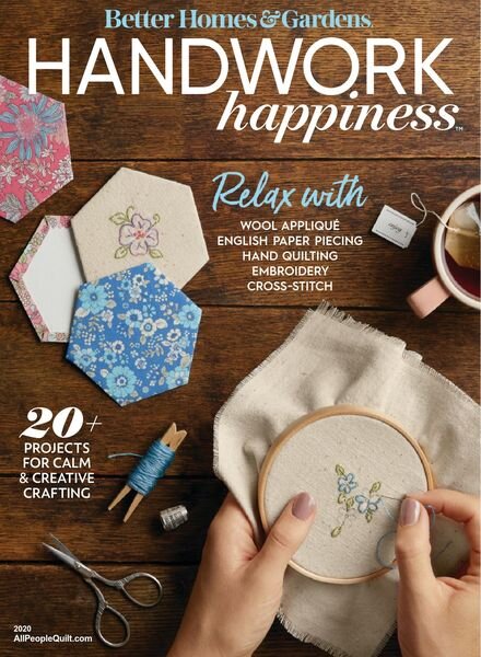 Better Homes & Gardens – Handwork Happiness – January 2020 Cover