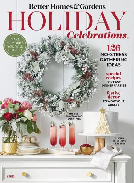 Better Homes & Gardens – Holiday Celebrations – October 2021 Cover