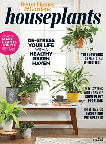 Better Homes & Gardens – Houseplants – February 2020 Cover