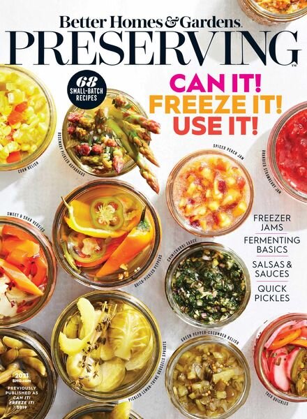 Better Homes & Gardens – Preserving – June 2021 Cover