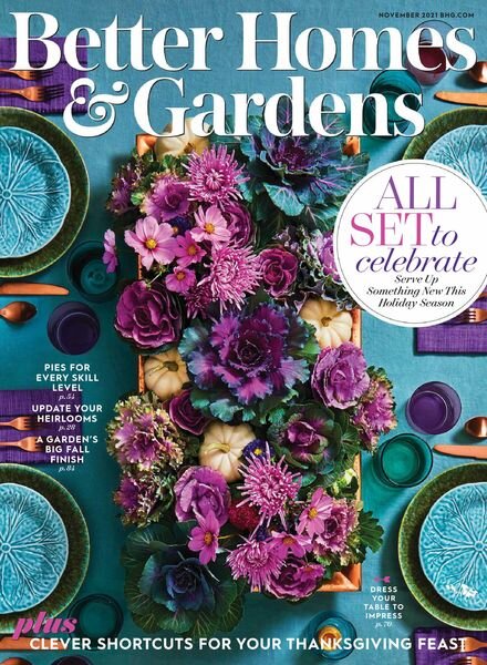 Better Homes & Gardens USA – November 2021 Cover