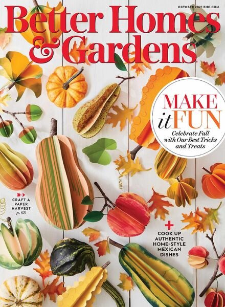 Better Homes & Gardens USA – October 2021 Cover