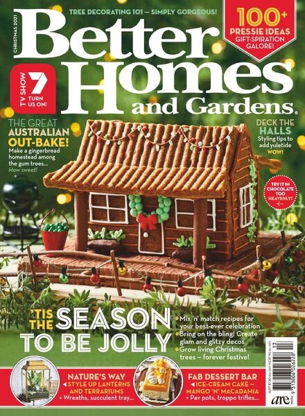 Better Homes and Gardens Australia – Christmas 2021 Cover