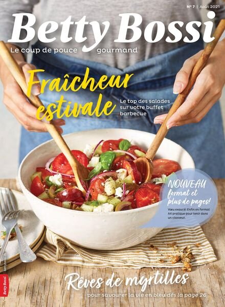 Betty Bossi – edition francaise – aout 2021 Cover