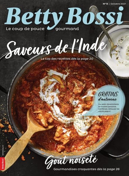 Betty Bossi – edition francaise – octobre 2021 Cover