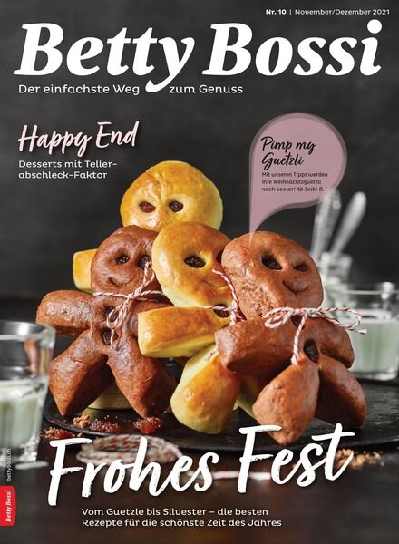 Betty Bossi – November 2021 Cover