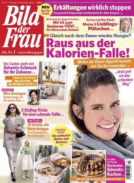 Bild der Frau – 19 November 2021 Cover