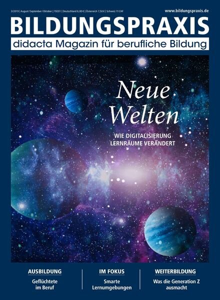 Bildungspraxis – August 2019 Cover