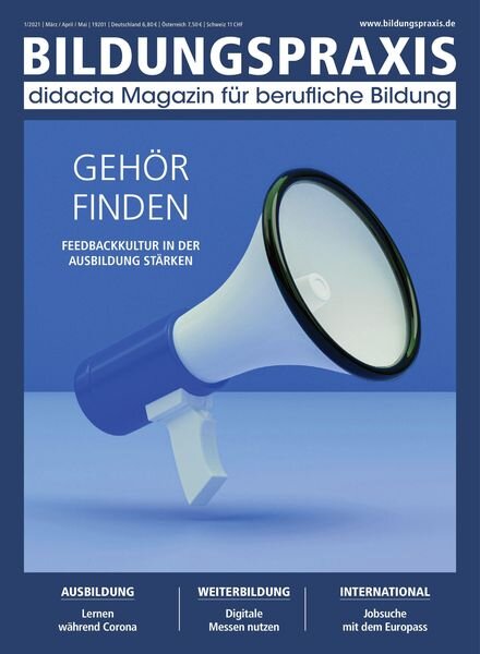 Bildungspraxis – Marz 2021 Cover