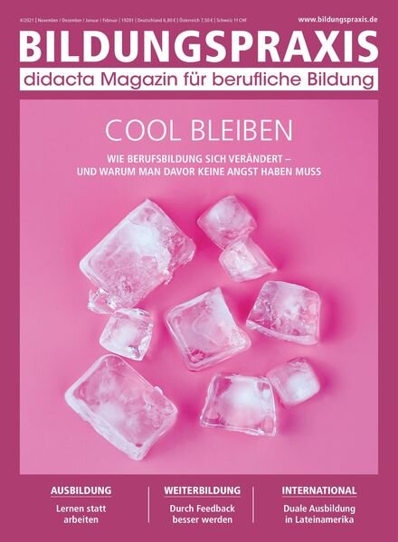Bildungspraxis – November 2021 Cover