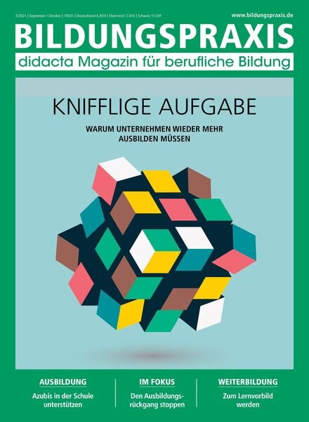 Bildungspraxis – Oktober 2021 Cover