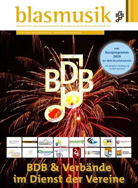 blasmusik – Januar 2020 Cover