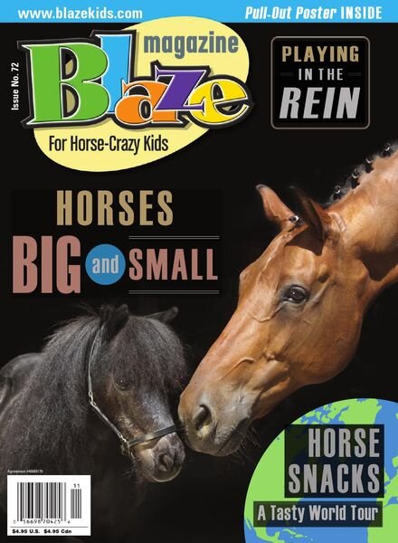 Blaze Magazine – Issue 72 – Spring 2021 Cover