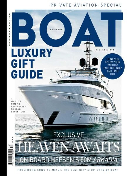 Boat International – December 2021 Cover