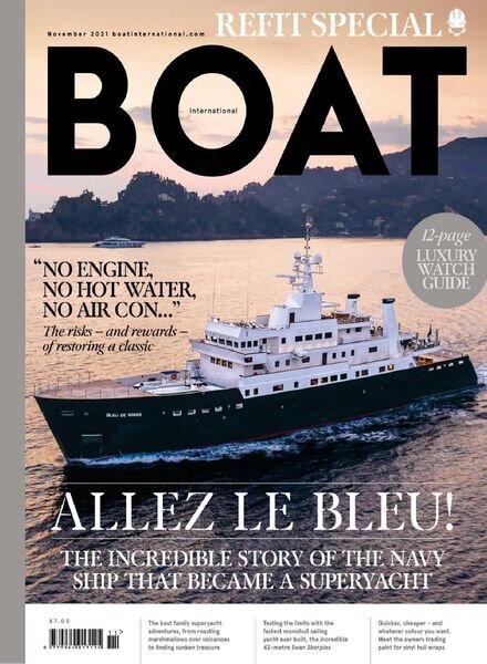 Boat International – November 2021 Cover