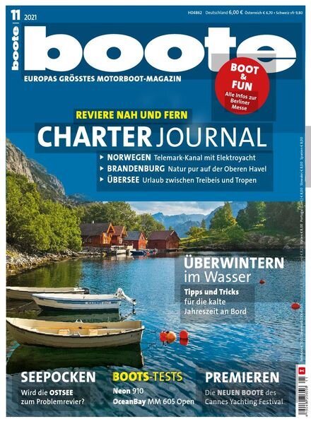 Boote – November 2021 Cover