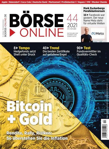 BOrse Online – 04 November 2021 Cover