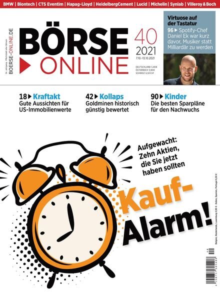 BOrse Online – 07. Oktober 2021 Cover