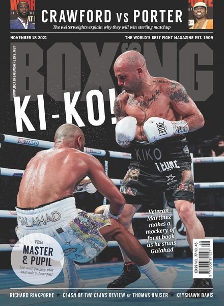 Boxing News – November 18, 2021 Cover