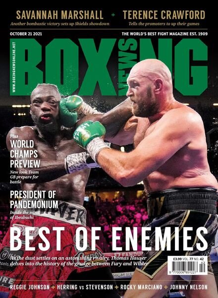 Boxing News – October 21, 2021 Cover
