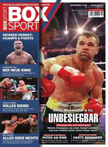 BoxSport – Dezember 2021 Cover