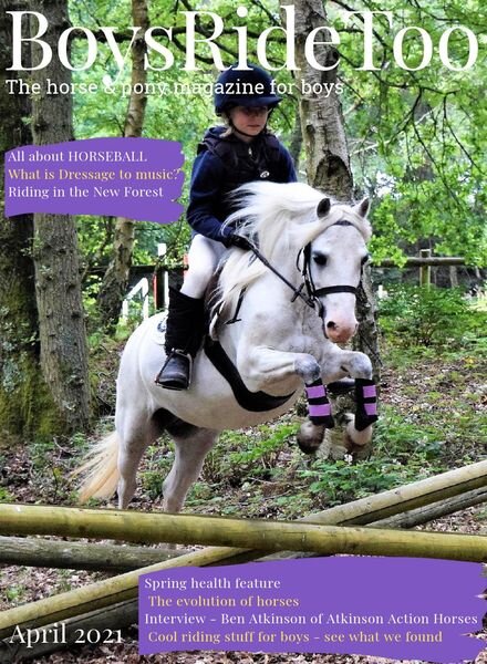 Boys Ride Too – April 2021 Cover