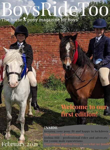 Boys Ride Too – February 2021 Cover