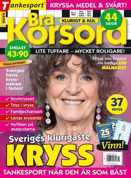 Bra Korsord – 07 oktober 2021 Cover