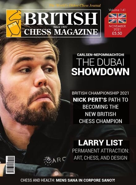 British Chess Magazine – November 2021 Cover