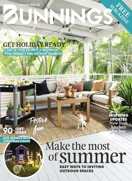 Bunnings Magazine – Summer 2021-2022 Cover